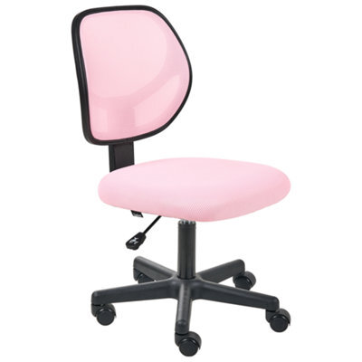 Beliani Office Chair Joyful Pastel Pink - image 1