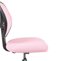 Beliani Office Chair Joyful Pastel Pink - thumbnail 8
