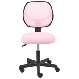 Beliani Office Chair Joyful Pastel Pink - thumbnail 6