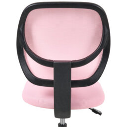 Beliani Office Chair Joyful Pastel Pink - thumbnail 7