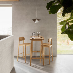 Furniture To Go Barlow Rectangular Bar Table In Matt Oak - thumbnail 4