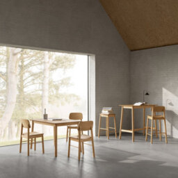 Furniture To Go Barlow Rectangular Bar Table In Matt Oak - thumbnail 5
