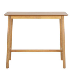 Furniture To Go Barlow Rectangular Bar Table In Matt Oak - thumbnail 2
