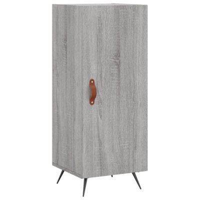 Berkfield Modern Sideboard Grey Sonoma 34.5X34X90 Cm Engineered Wood - image 1