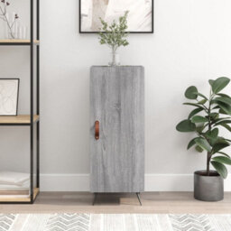 Berkfield Modern Sideboard Grey Sonoma 34.5X34X90 Cm Engineered Wood - thumbnail 2