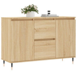 Berkfield Sideboard Sonoma Oak 104X35X70 Cm Engineered Wood - thumbnail 3