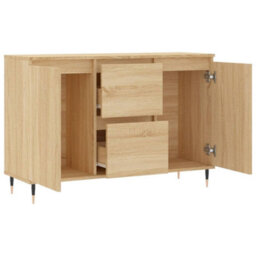 Berkfield Sideboard Sonoma Oak 104X35X70 Cm Engineered Wood - thumbnail 6