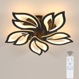 Pheashine Modern Led Ceiling Light Dimmable, With Remote Control 3000K-6500K,for Living Room Bedroom Kitchen Dining Room - thumbnail 1