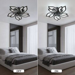 Pheashine Modern Led Ceiling Light Dimmable, With Remote Control 3000K-6500K,for Living Room Bedroom Kitchen Dining Room - thumbnail 5