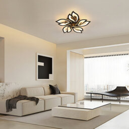 Pheashine Modern Led Ceiling Light Dimmable, With Remote Control 3000K-6500K,for Living Room Bedroom Kitchen Dining Room - thumbnail 8