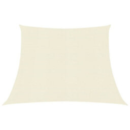 Berkfield Sunshade Sail 160 G/m2 Cream 3/4X2 M Hdpe