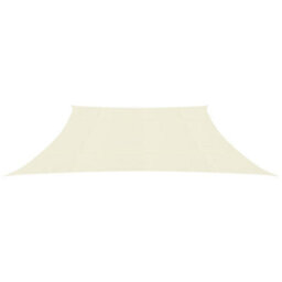Berkfield Sunshade Sail 160 G/m2 Cream 3/4X2 M Hdpe - thumbnail 2