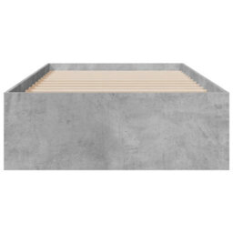 Berkfield Bed Frame With Drawers Without Mattress Concrete Grey 90X190 Cm Single - thumbnail 4