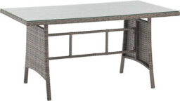 Evre 9 Seat Marylin Corner Sofa & Dining Rattan Garden Furniture Set For Indoor Outdoor Patios Gardens Conservatories Grey - thumbnail 5