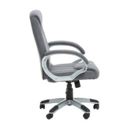 Orsina Comfortable Grey Home Office Chair, Ergonomic Work From Office Chair, Movable Ergonomic Chair For Bedroom - thumbnail 3