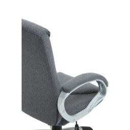 Orsina Comfortable Grey Home Office Chair, Ergonomic Work From Office Chair, Movable Ergonomic Chair For Bedroom - thumbnail 8