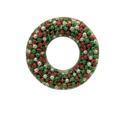 36-Inch Led Traditional Bauble Door Wreath - thumbnail 2