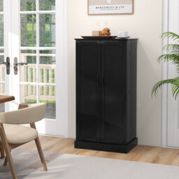 Costway Kitchen Pantry Cabinet 120Cm Food Pantry Cabinet With Doors - thumbnail 5