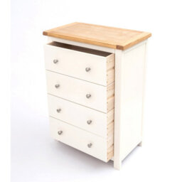Cabinet Bits Maggiori 4 Drawer Chest Of Drawers Chrome Knob - thumbnail 4