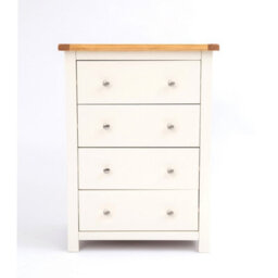 Cabinet Bits Maggiori 4 Drawer Chest Of Drawers Chrome Knob - thumbnail 1