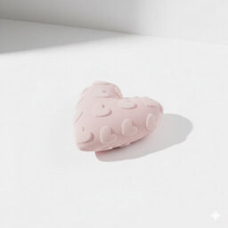 Heart Shaped Teddy Fleece Cushion Ultra Soft Plush Decorative Pillow Pink One Size - thumbnail 2