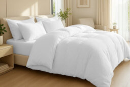Pamposh 400 Thread Count Egyptian Cotton King Size Duvet Cover Set Premium Cotton Luxury Bedding Set With Zipper Closure - thumbnail 1