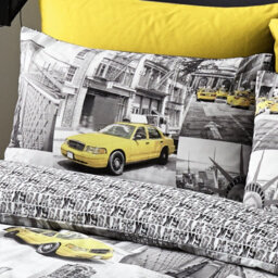 Gc Gaveno Cavailia Statue Of Liberty Suite Duvet Cover Bedding Set Grey King 3Pc With Nyc Matching Pillowcases - thumbnail 2