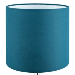 Albury Swirl Round Gloss Dark Blue Table Lamp - thumbnail 4