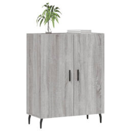 Berkfield Classic Sideboard Grey Sonoma 69.5X34X90 Cm Engineered Wood - thumbnail 3