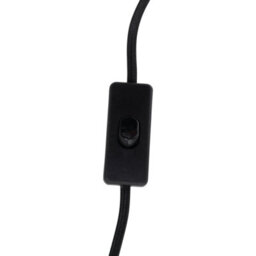 First Choice Lighting Victoria - Black Plug In Wall Light With Frosted Glass Shade - thumbnail 3