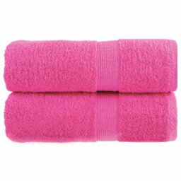 Berkfield Premium Wash Towels Solund 2 Pcs Pink 30X30 Cm 600 Gsm