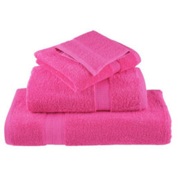 Berkfield Premium Wash Towels Solund 2 Pcs Pink 30X30 Cm 600 Gsm - thumbnail 4