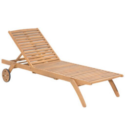 Beliani Garden Dining Set With Loungers 8 Seater Cesana Acacia Wood Light Brown - thumbnail 6
