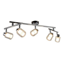 Pagazzi Lighting Pagazzi Jacey 5 Spotlight Bar Polished Chrome - thumbnail 2