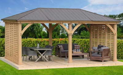 Meridian Gazebo 12Ft X 20Ft (3.7 X 6.2M) With Double Wall - image 1