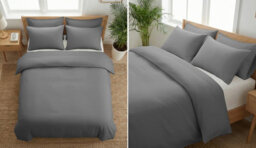 Pamposh 400 Thread Count Egyptian Cotton Single Duvet Cover Set Premium Cotton Breathable Luxury Bedding Set With Zipper Closure - thumbnail 5