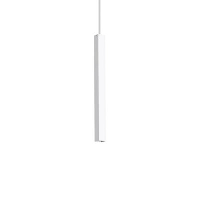 Ideal Lux Ultrathin Led 1 Light Ultra Slim Ceiling Pendant White - image 1