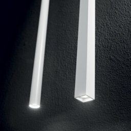 Ideal Lux Ultrathin Led 1 Light Ultra Slim Ceiling Pendant White - thumbnail 2