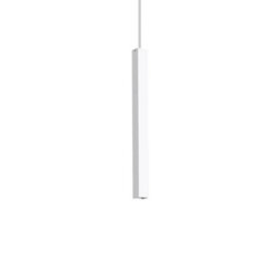 Ideal Lux Ultrathin Led 1 Light Ultra Slim Ceiling Pendant White - thumbnail 1