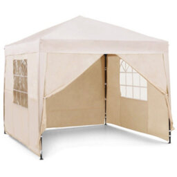 Vonhaus Pop Up Gazebo 2.5M X 2.5M, Heavy Duty Garden Marquee Shelter Canopy With Removable Sides, Leg Weights And Storage Bag - thumbnail 6