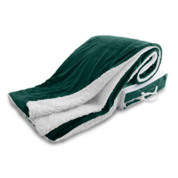 Bedlooms Emerald Sherpa Throw Blanket, Reversible & Lightweight Bed & Sofa Blanket, Double 150X200Cm - thumbnail 2