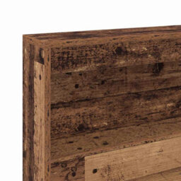 Berkfield Storage Headboard With Shelf Old Wood 140 Cm Engineered Wood - thumbnail 8