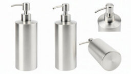 Stainless Steel 304 Bathroom Sink Hand Pump Washing Up Liquid Soap Dispenser - thumbnail 3