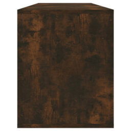Berkfield Durable Tv Cabinet Smoked Oak 130X35X50 Cm Engineered Wood - thumbnail 7