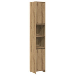 Berkfield 3 Piece Bathroom Furniture Set Artisan Oak Engineered Wood - thumbnail 4