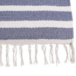 Wyld And Coco Multicolour Handwoven Wool And Jute Rug 80 X 150 Cm With Tassels - thumbnail 5