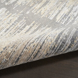 Grey Gold Modern Abstract Easy To Clean Living Room Bedroom & Dining Room Rug-259Cm X 345Cm - thumbnail 7