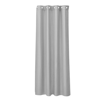 Garden Sanctuary Grey Windproof Uv Protection Curtains Drapes For Indoor And Outdoor 132Cm W X 274Cm L/1 Panel