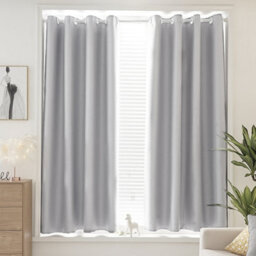 Garden Sanctuary Grey Windproof Uv Protection Curtains Drapes For Indoor And Outdoor 132Cm W X 274Cm L/1 Panel - thumbnail 2