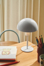 Nordlux Ellen Metal Table Lamp Dome Shade White,mains - thumbnail 4